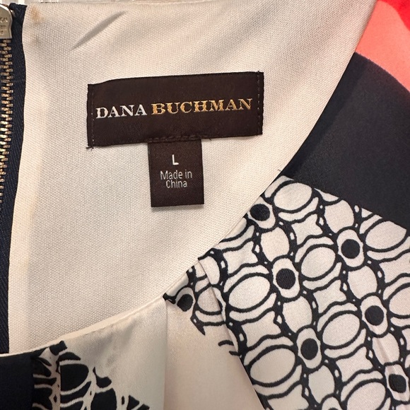 Dana Buchman Blue and orange Halter Sundress size Large - Picture 3 of 6